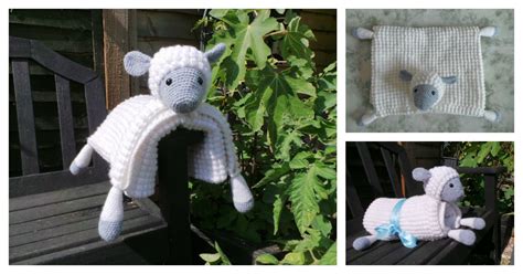 Cuddly Sheep Baby Toy Pram Blanket Free Crochet Pattern Cool Creativities