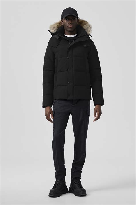 Men S Wyndham Parka Black Label Canada Goose