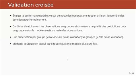 Ecl Cours Comparaison Et S Lection De Mod Les Youtube