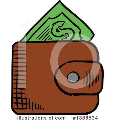 Cash Clipart #1348039 - Illustration by Vector Tradition SM