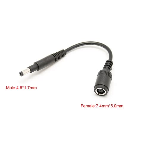 Female 7 4mm X 5 0mm To 4 8mm X1 7mm Male Charger Adapter Power