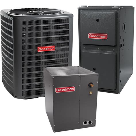 4 Ton 14 5 Seer 120k Btu 96 Afue Multi Speed Goodman Central Air