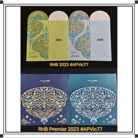 RHB RHB Premier Angpao Packets Red Packets 红包封 Sampul Duit Raya