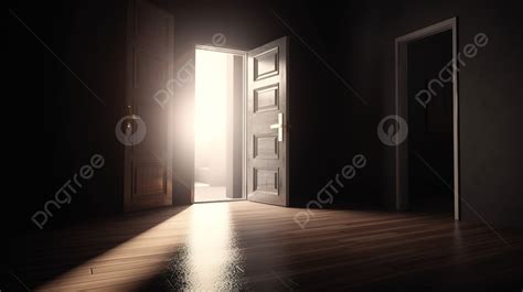 Sunlight Through Open Door