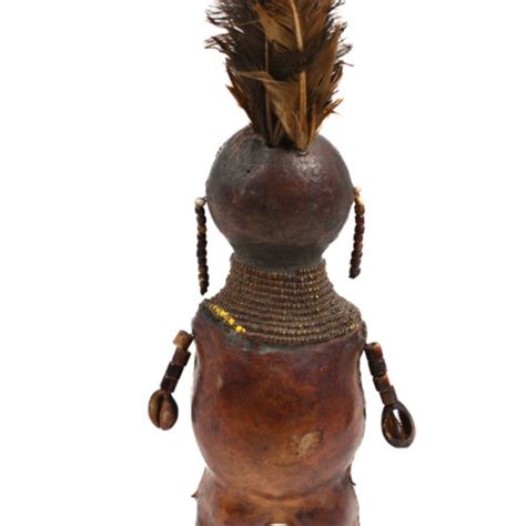 Fertility Doll Terracotta Beads Feathers Chiki Chiki Cameroon