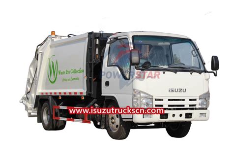 Vente Chaude Isuzu Camion Ordures De Compression Cbm En Chine