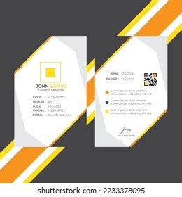 New Corporate Id Card Design Stock Vector (Royalty Free) 2233378095 ...