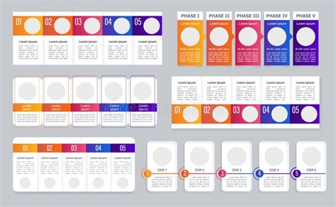 Colorful Rectangle Informational Guide Infographic Chart Design