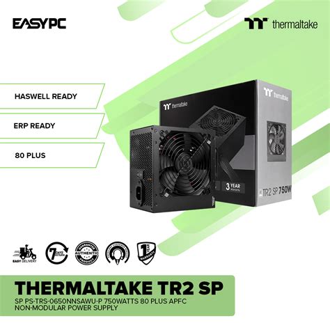 Thermaltake TR2 SP PS-TRS-0750NNSAWU-P 750watts 80 Plus APFC Non-Modul ...