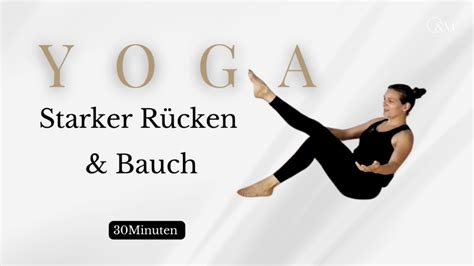 30 Min YOGA Rücken Routine Kräftigende Übungen für einen gesunden