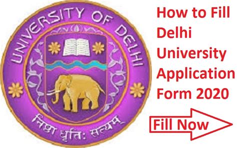 How To Fill Delhi University Application Form 2022