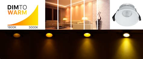 Dim2warm Downlight Dim To Warm Led Spot Vertex Lighting