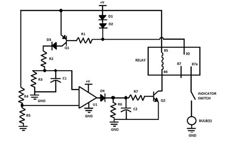 Flasher Unit Circuit Diagram