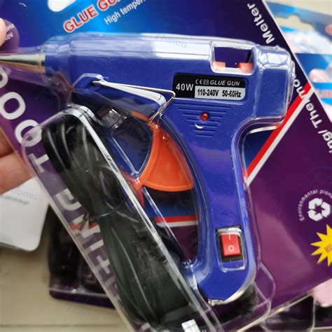 HOMO Hot Melt Glue Gun 40W 7mm Glue Stick Mini Gun Heavy Duty Thermoelectric DIY Crafting Repair