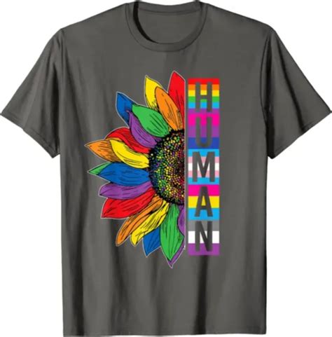Human Lgbt Flag Gay Pride Month Transgender Cute Gift Unisex T Shirt Id By Douglas