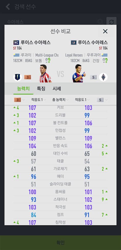 수아레스 Mc 3카 Vs Lh 5카 Ea Fc 온라인 에펨코리아