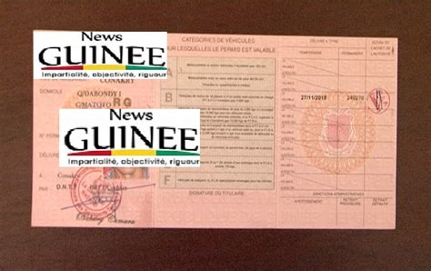 Transports 80 des permis de conduire délivrés en Guinée sont faux