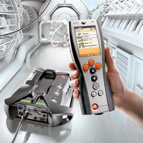 Газоанализатор testo 350 для котлов, контроля выбросов O2, CO, CO2, NO