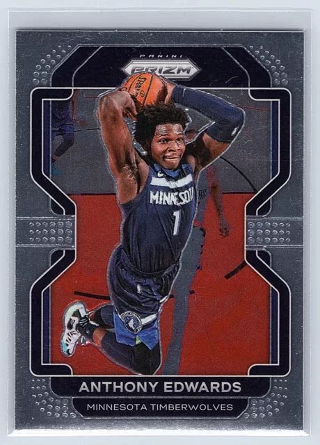 2021 22 PANINI PRIZM Anthony Edwards Minnesota Timberwolves 37 EUR 4