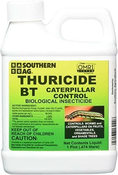 Thuricide Bt Pint 16 Oz Caterpillar And Worm Control 9835 Organic