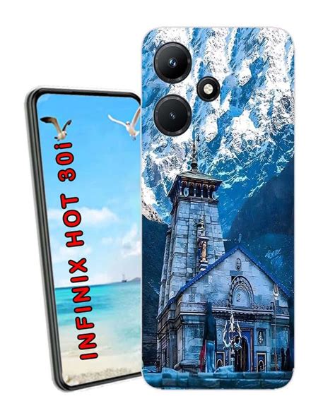 HOMEGURU Soft Flexible Printed Back Cover For INFINIX HOT I Back Cover Kedarnath Printed Back