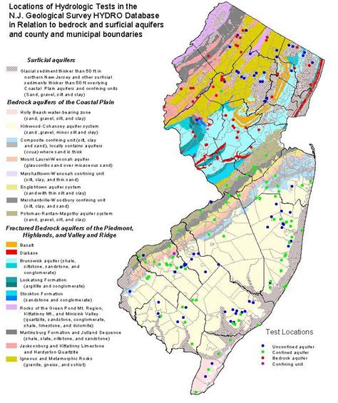 Njdep New Jersey Geological And Water Survey Dgs02 1 New Jersey Geological Survey Hydro Database