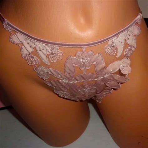 Victoria S Secret Intimates Sleepwear Victorias Secret Nude Flower Appliqus Luxe Lingerie