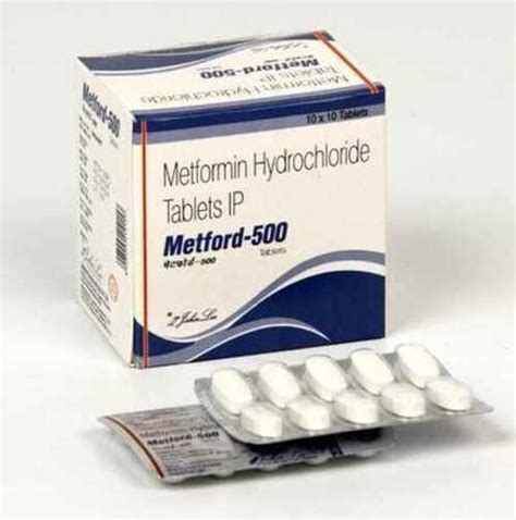 Metformin Hydrochloride Tablets Ip , 10 X 10 Tablets Pack Cool And Dry ...