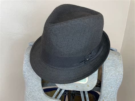 Vintage All American Stetson Fedora Hat Size Smallmedium Etsy