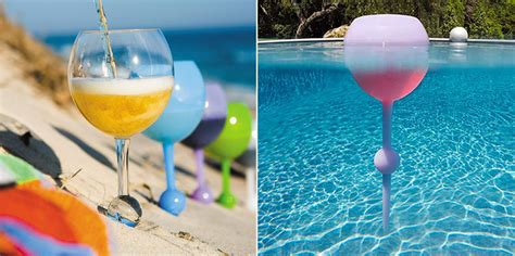 Cheap Wine Glasses That Float In Water And Stick Up In The Sand