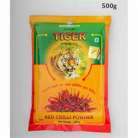 Tiger Kashmiri Red Chili Powder 500 G At Rs 565 Pack Kashmiri Chilli