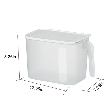 Mgaxud Plastic Storage Bins with Lids – Perfect for Kitchen and Pantry ...