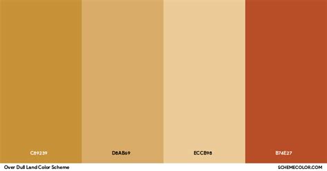 Over Dull Land Color Scheme - Palettes - SchemeColor.com