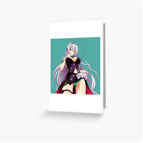 Sexy Rossweisse Lewd Boobs Panties High School DxD Hot Ecchi Hentai Greeting Card For Sale