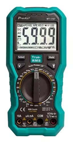 Multimetro Digital Proskit True Rms Mt 1707 Tester MercadoLibre