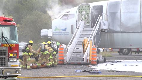 Simulation Un avion s écrase à Québec Noovo Info