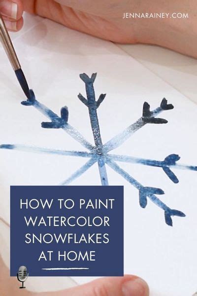 How to paint a snowflake – Artofit