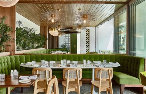 Green Rules The Roost At This Modernist Restaurant In The California