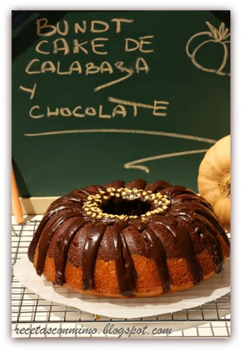 Bundt Cake De Calabaza Con Glaseado De Chocolate Cocina