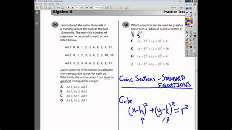 Question Tennessee Algebra Eoc Practice Test Youtube