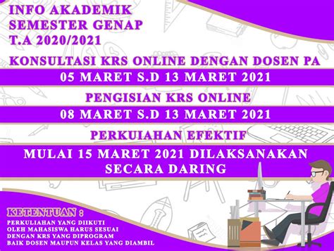 Pengisian Krs Online Semester Genap T A