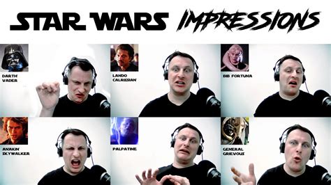 FUNNY STAR WARS IMPRESSIONS Palpatine Grievous Anakin Vader Lando