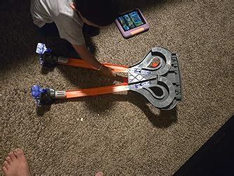 Amazon Hot Wheels Toy Car Track Set Super Speed Blastway Playset Dual Track Racing For