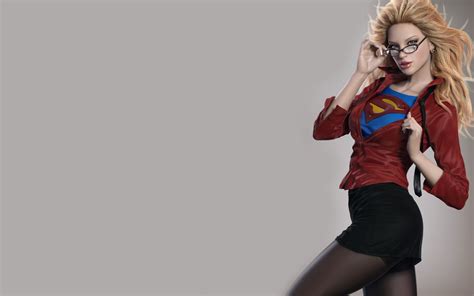 Supergirl Fantasy Luminos Girl Blonde Comics Coolwallpapers Me