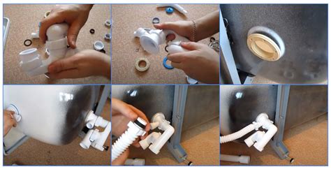 Схема подключения перелива ванной