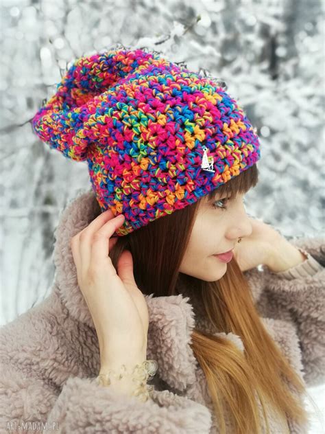 Smerfetka Zimowa Czapka Beanie Czapka Zimowa Smerfetka Beanie