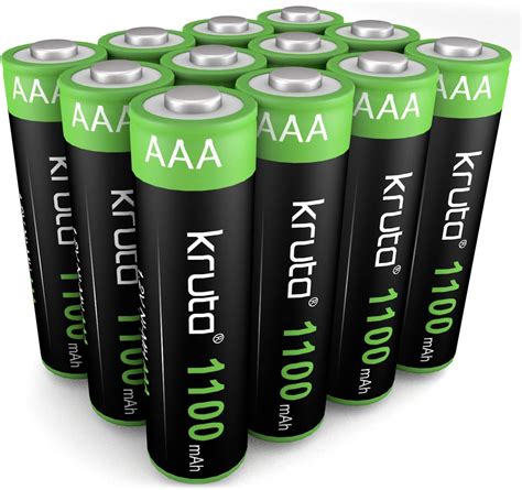 Nimh Rechargeable Aaa Battery 12 Pack 1100mah 1 2v Pre Pack Of 12