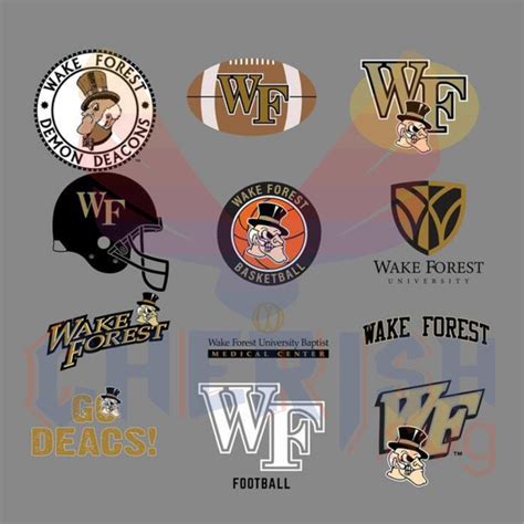 Wake Forest Demon Deacons Logo Bundle File Svg Sport Svg Ncaa