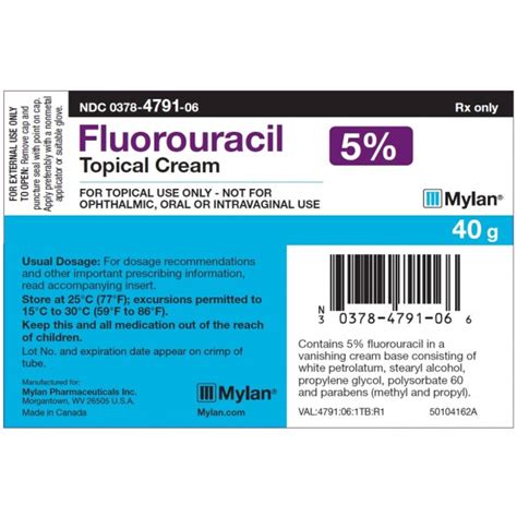 FLUOROURACIL CREAM 5% - RX Products