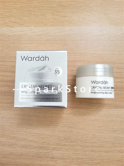 Wardah Crystal Secret Brightening Day Cream SPF35 Health Beauty